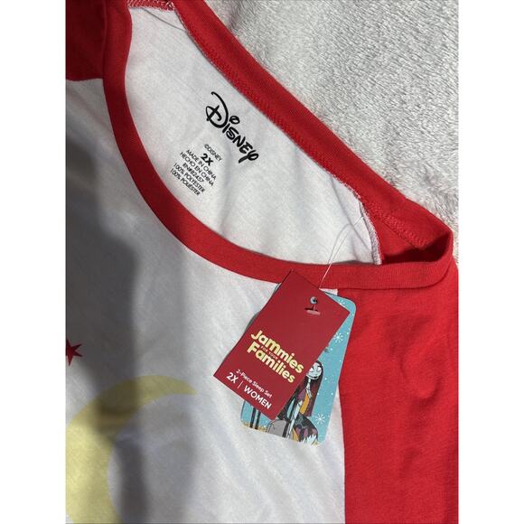 The Nightmare Before Christmas Sleepwear Pajama Set Sz 2X Fleece Pants - Picture 4 of 5